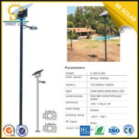 40W LED Lamp with 6m Round Galvanized Pole Factory