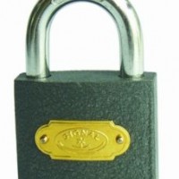 Good Quality Heavy Duty Grey Plated Iron Steel Padlock with Iron Keys