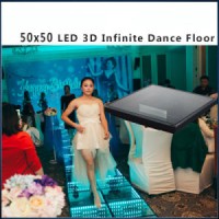 Hot Sales 3D Infinity Dancing Floor for Decoration DJ Lighting