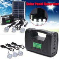 2018 New 3W Solar Bulb Emergency Solar System Home Portable External Solar Panel Light