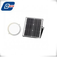 10W Round Type Solar LED Ceiling Light with Power Adaptor for Day and Night Use