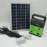 Portable Camping Solar Home Lighting System with Radio MP3 Function