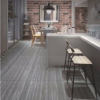 Line Stone Inkjet Matt Rustic Glazed Ceramic Floor Tile