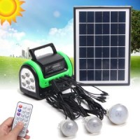 Luz Solar Solar Lamp Solar Light 10W 5W Solar Camping Lighting with 3PCS Solar Light with Phone Char