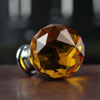 35mm Orange Crystal Ball Crafts for Room Decoration