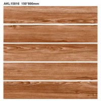 15X80 Matt Glazed Wooden Design Porcelain Floor Tile (AKL15816)