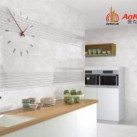 6D-Inkjet Waterproof Glazed Interior Ceramic Wall Tile for Home Decoration