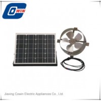 20W 12in Solar Powered Gable Attic Fan with Brushless DC Motor