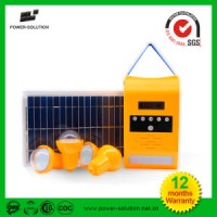 Portable PV Solar Panel Power Energy Home System with Light