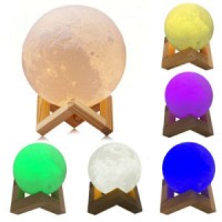 Vinyl Moon Night Light-16 Color and Remote Control and USB Recharge