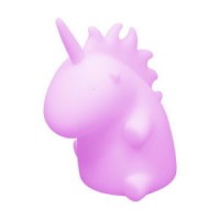 Vinyl Unicorn Animal LED Night Light Pink