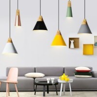 Modern Creative Macaron Chandeliers Single Head Dining Pendant Lamp