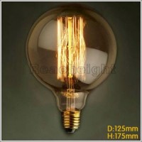 Ce UL G125 Vintage Tungsten Edison Bulb