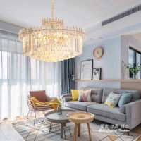 Modern LED Crystal Chandelier Lamp Pendant Light