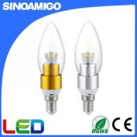 New 3W LED Candle Bulb Light Round Type