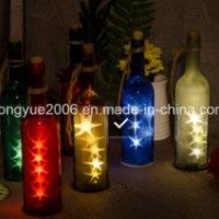 Wine Bottles Cork Lights Copper Wire String Lights 2 M / 7.2 FT Copper Wire 15 LED Bulbs for Bottle