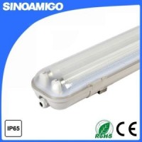 IP65 Waterproof T8 Fluorescent Tube Lighting Fixture 1*58W