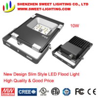 10W New Super Slim Top Quality LED Flood Light with 5 Years Warranty