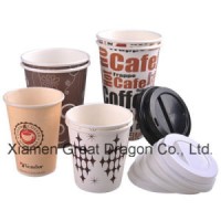 1.5-32 Ounce Hot Beverage Paper Cups with Lids (RPC-012)