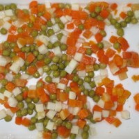 Fresh Material Canned Mixed Vegetable (Green Peas  Carrot dice  potato dice)