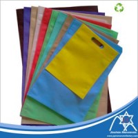 D-Cut Colored PP Spunbond Nownoven Shopping Bag