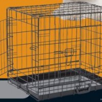 OEM/ODM Pet Cage Dog Wire Crate with Metal Pan