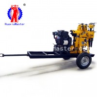 wheeled hydraulic well drill