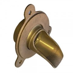 Bronze Downspout Nozzle and Flange with No-Hub Inlet图1