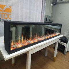 cobblestones  electric fireplace with crackling sound图1