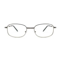 Metal full-rim foldable reading glasses