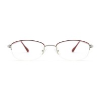 Fashion design metal women half-rim reading glasses