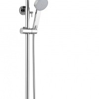 Surface Mounted Chrome Brass Shower Taps