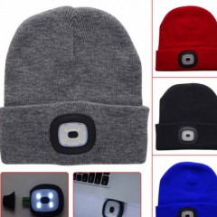 winter hat with USB led light,winter cap图1