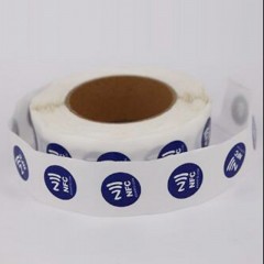 14443A 13.56mhz  white ntag213 NFC tag sticker图1