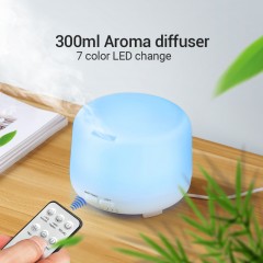 300ml USB Remote Control Ultrasonic Air Aroma Humidifier图3