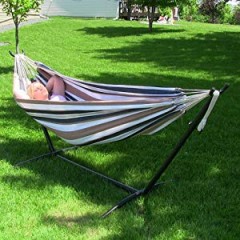 HR Brazilian Double Hammock with Stand Outdoor Furniture图4