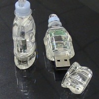 acrylic mineral water bottle usb flash drive