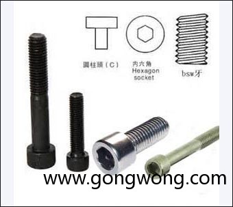 Metric Socket Head Bolt,DIN 912  ISO 4762  1