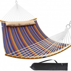 HR Furniture Curved Folding Portable Outdoor Hammock图1