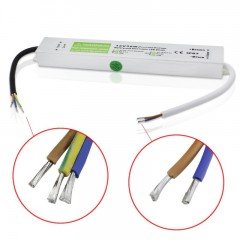 DC12V/24V 20W 30W IP67 constant voltage led driver图4