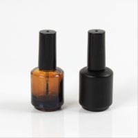 15ml square and round glass nail polish bottle