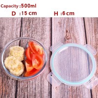 500ml glass food container glass lunch box