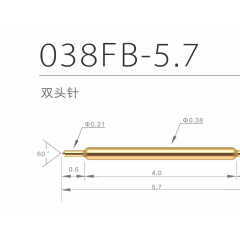 038FB-5.7 two head test pin for semiconductor probe series图1