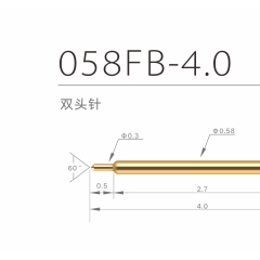 058FB-4.0 two head test pin for semiconductor probe series图1