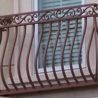 Security balcony railing fences rails