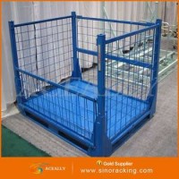 Foldable Mental Warehouse Storage Commercial Stacking Racks Shelves