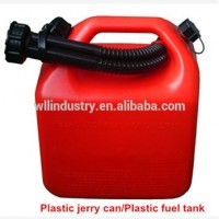 HDPE Plastic Oil Drum 5L / Plastic Fuel Tank With Venthole In Injection Mold