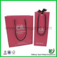 Custom Printed Wine Raw Materials Of Paper Bag Making