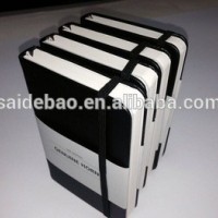 A5 Size White Paper Journal Notebook With Elastic Band