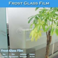 Removable No Glue Static Electricity Decoration Frosted Glass Window Film